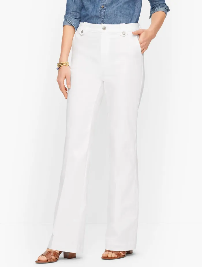 Women Full Length Talbots Flare Jeans