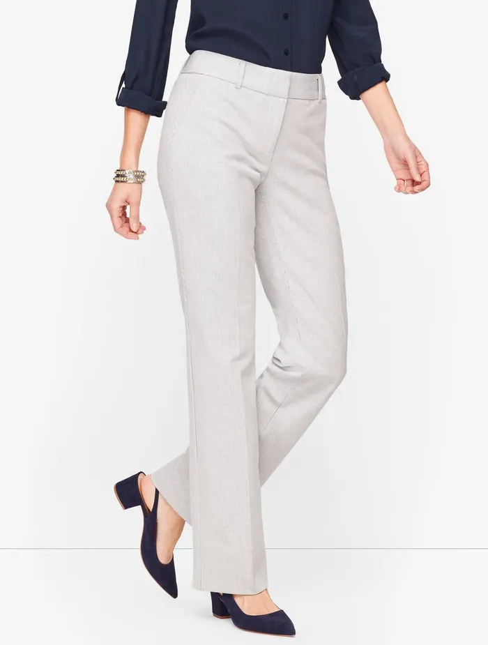 Women Full Length Talbots Newport Pants Blackivory