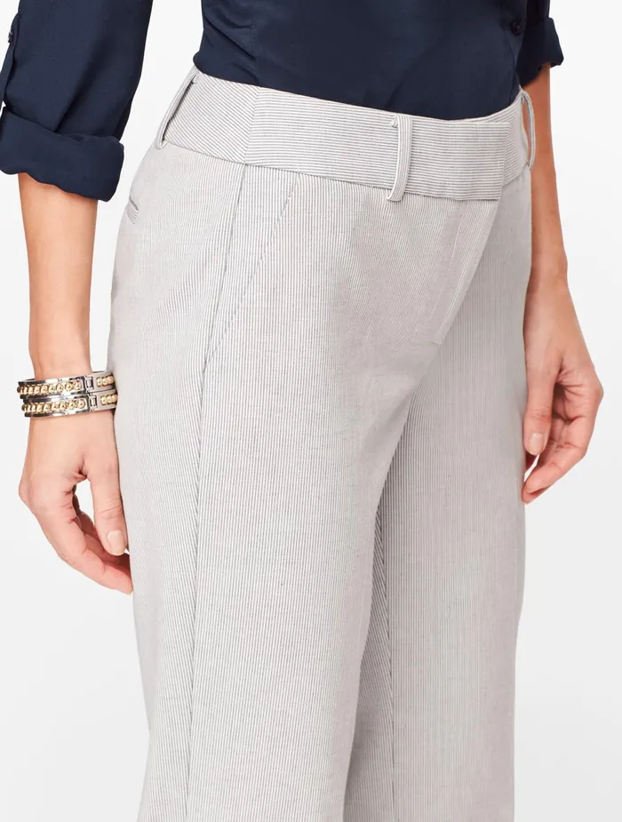 Women Full Length Talbots Newport Pants Blackivory