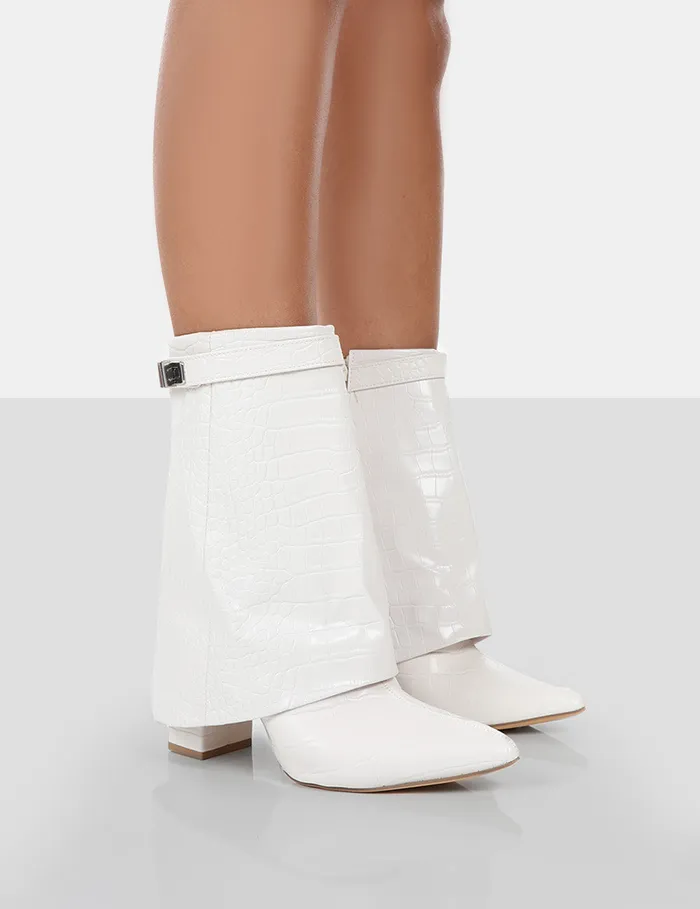 Women Fyre Ecru Croc Pointed Toe Heeled Ankle Boots Ecru Public Desire Ankle Boots Women Fyre Ecru Croc Pointed Toe Heeled Ankle Boots Ecru Public Desire Ankle Boots