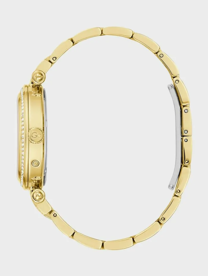 Women Gc GoldTone Crystal DayDate Watch Gold Marciano Accessories Women Gc GoldTone Crystal DayDate Watch Gold Marciano Accessories