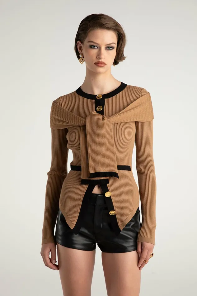 Women Gracie Knit Top Nana Jacqueline Tops