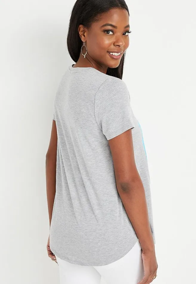 Women Gray Jaws Graphic Tee Maurices Tops