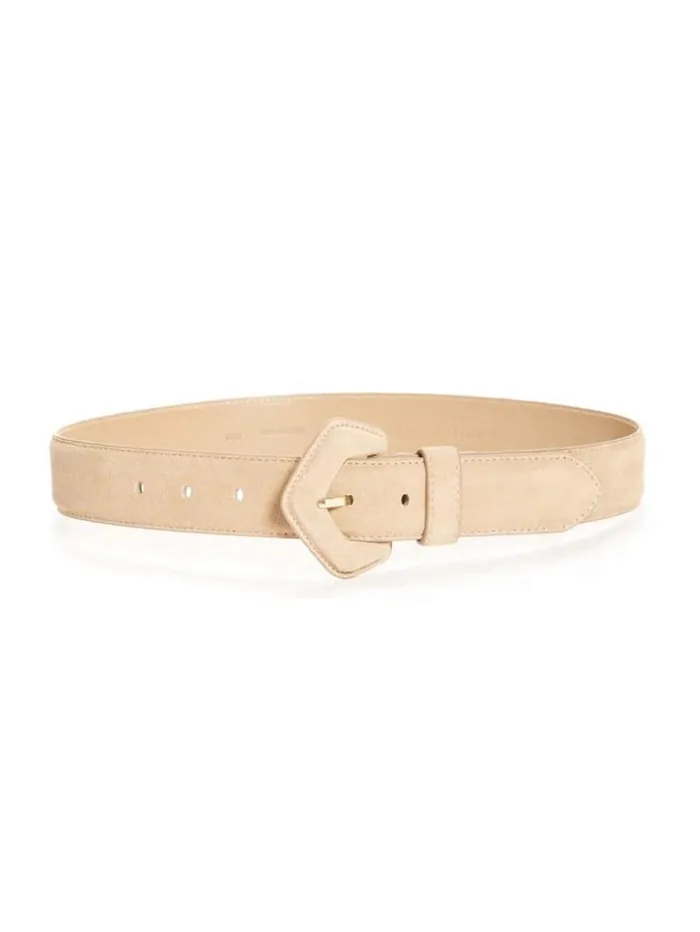 Women GUESS Belts Leather Waist Belt Tan