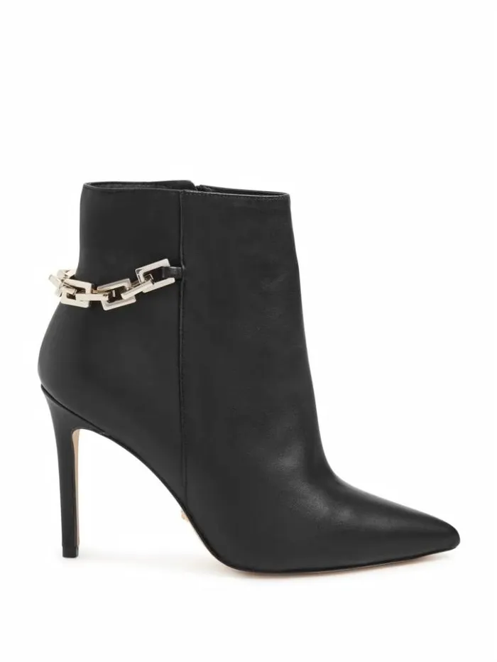 Women GUESS Boots and Booties Bale Leather Bootie Black1