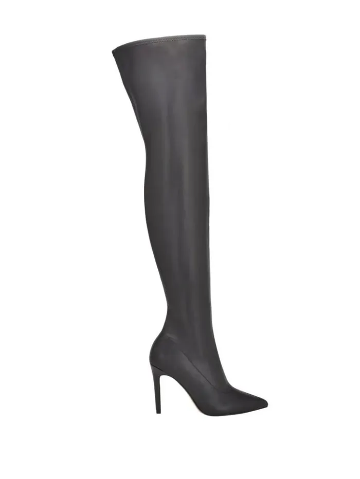 Women GUESS Boots and Booties Belva OvertheKnee Boot Black