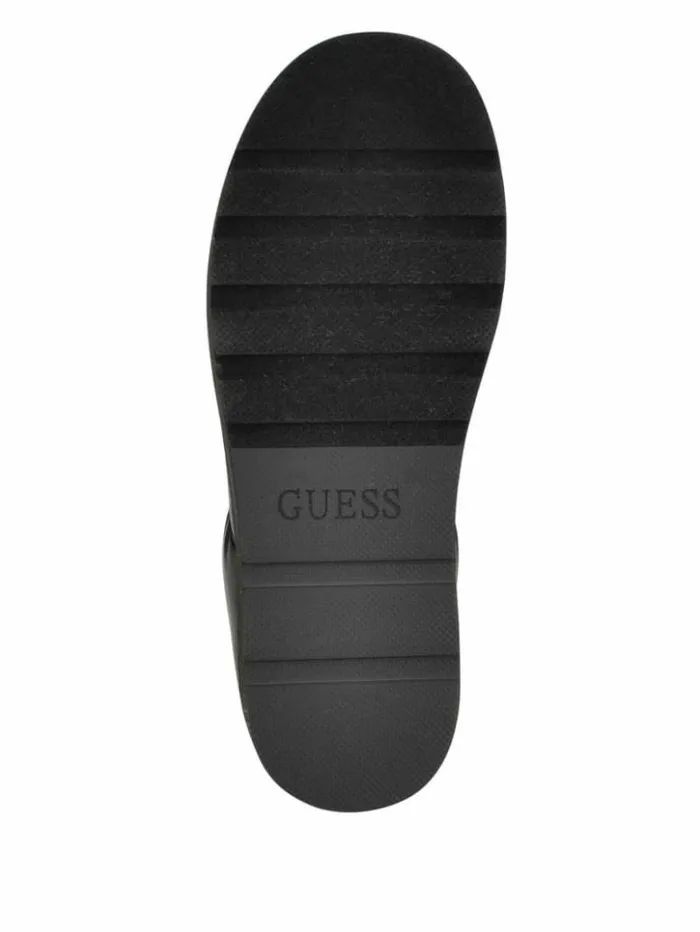 Women GUESS Boots and Booties Jilona Metallic Platform Fur Booties Black 001 Women GUESS Boots and Booties Jilona Metallic Platform Fur Booties Black 001
