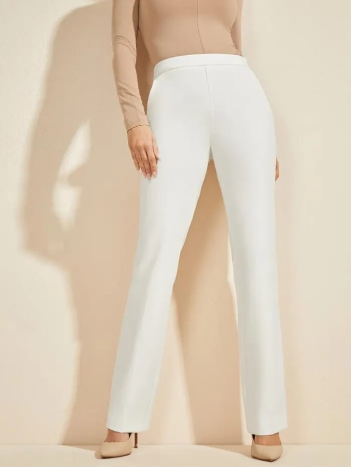 Women GUESS Bottoms Brigitte Pant Warm White