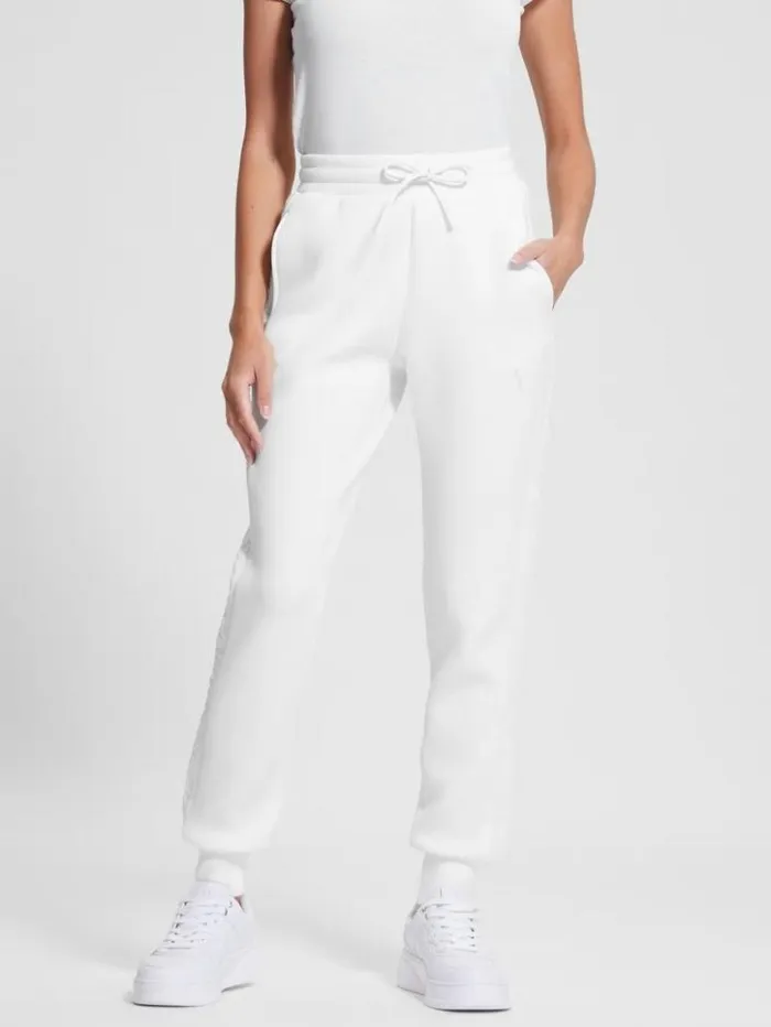 Women GUESS Bottoms Eco Allie Scuba Active Pants Ocean Salt