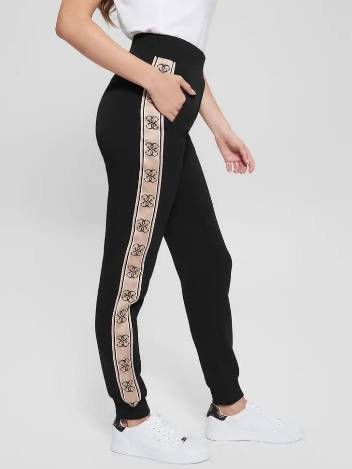 Women GUESS Bottoms Eco Britney Joggers Black