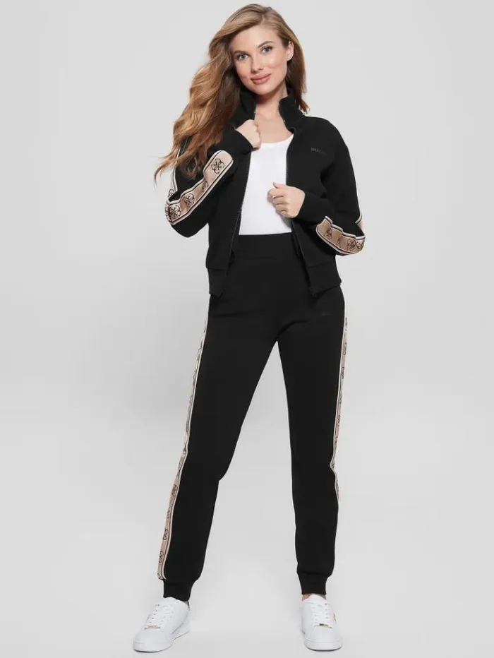 Women GUESS Bottoms Eco Britney Joggers Black