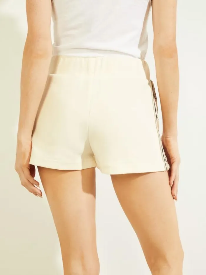 Women GUESS Bottoms Eco Britney Sweat Shorts Ocean Salt