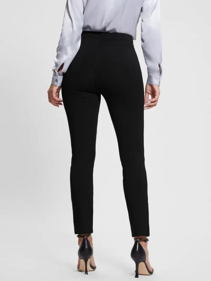 Women GUESS Bottoms Eco Claudia Ring Ankle Pant Black