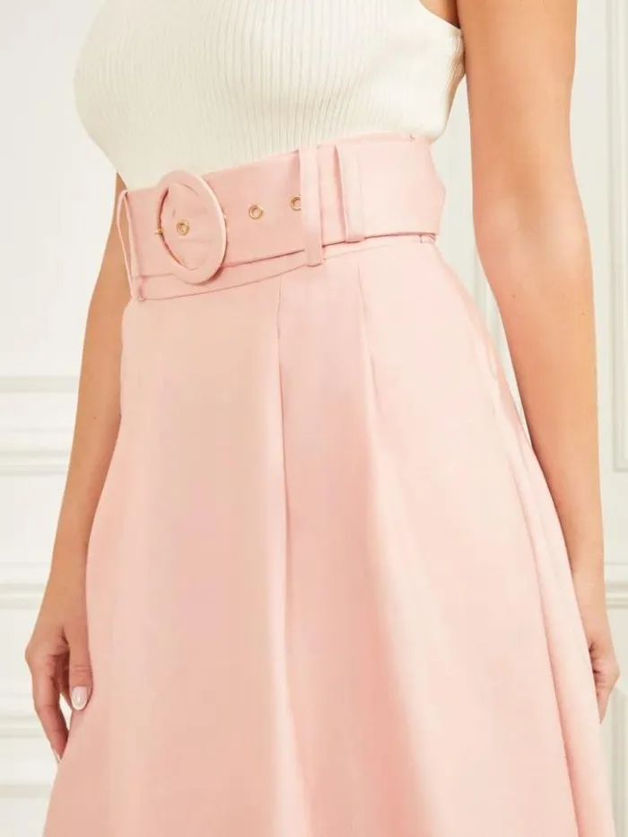 Women GUESS Bottoms Eco Hailey Skirt Hacienda Rose