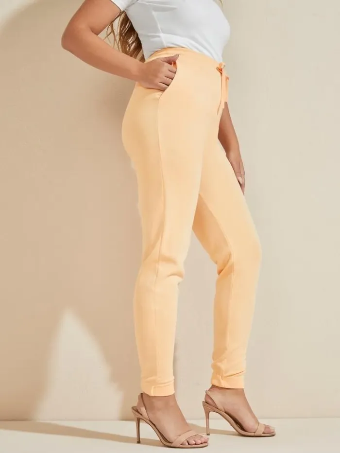 Women GUESS Bottoms Francesca Leisure Jogger Soft Peach