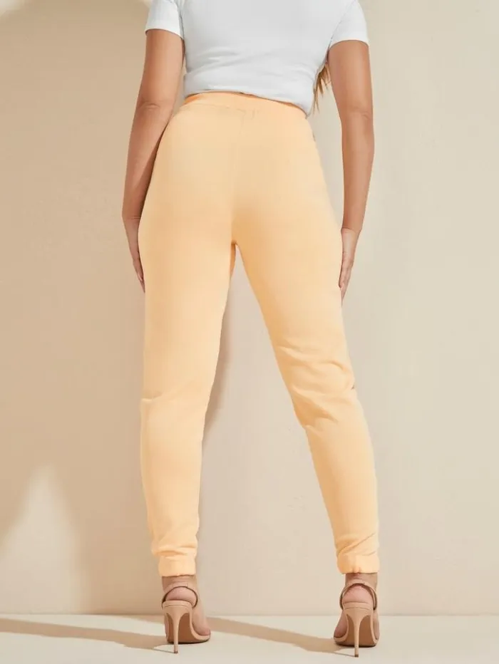Women GUESS Bottoms Francesca Leisure Jogger Soft Peach