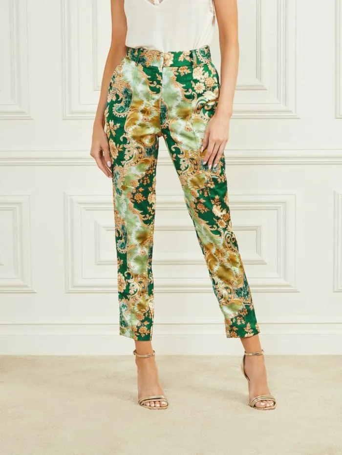 Women GUESS Bottoms Gloria Chino Pant Heirloom Print