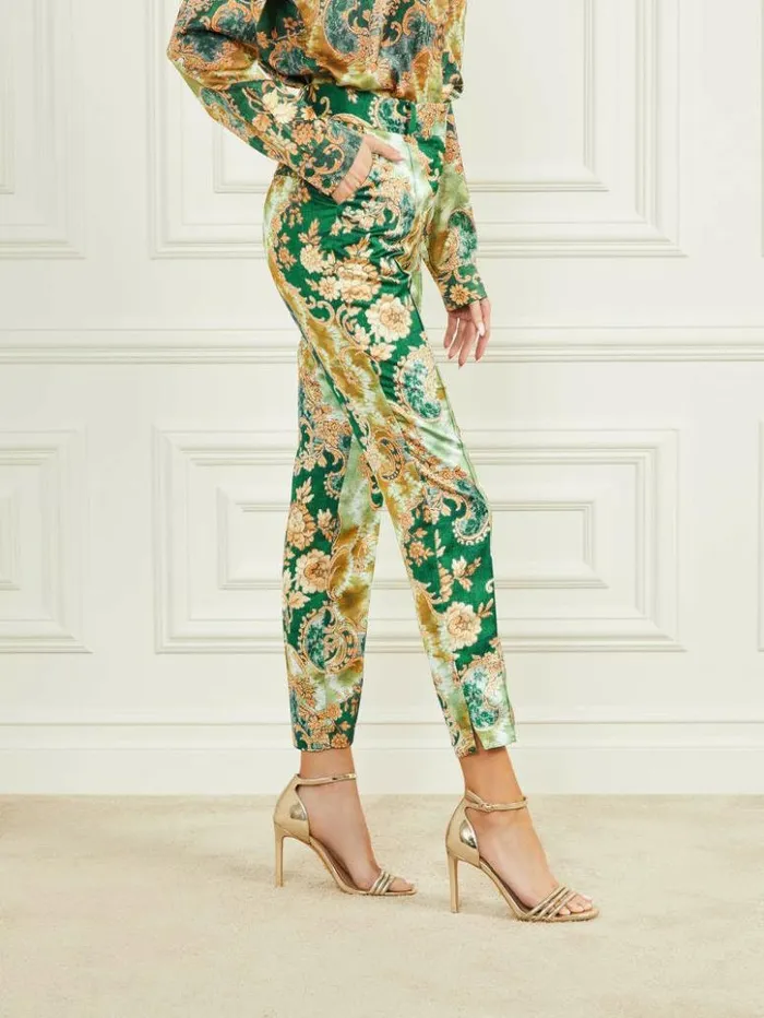 Women GUESS Bottoms Gloria Chino Pant Heirloom Print