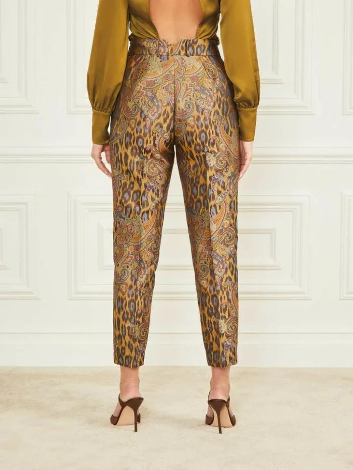Women GUESS Bottoms Phoenix Rising Jacquard Pant Phoenix Rising Jacquard