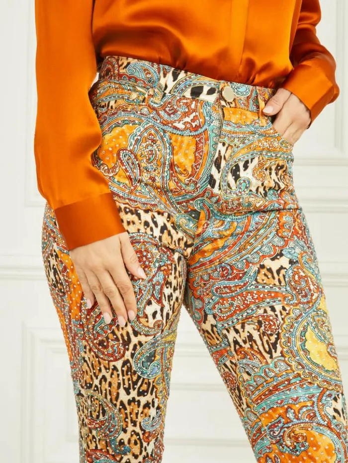 Women GUESS Bottoms Phoenix Rising Stiletto No 97 Skinny Jeans Phoenix Rising Print Women GUESS Bottoms Phoenix Rising Stiletto No 97 Skinny Jeans Phoenix Rising Print