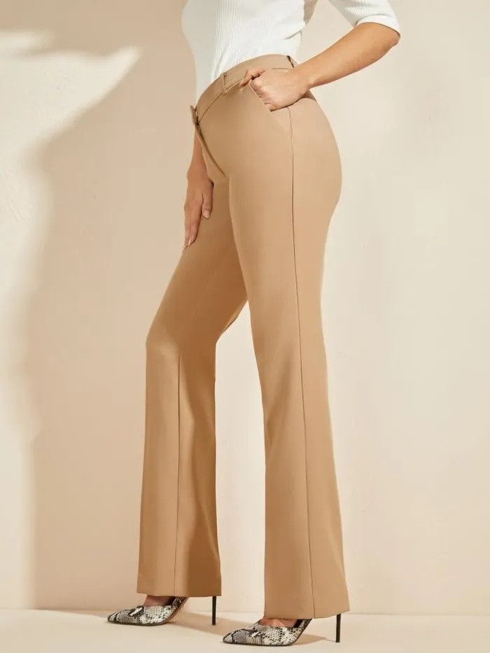 Women GUESS Bottoms Winnie Genesis Pant Blonde Ambition