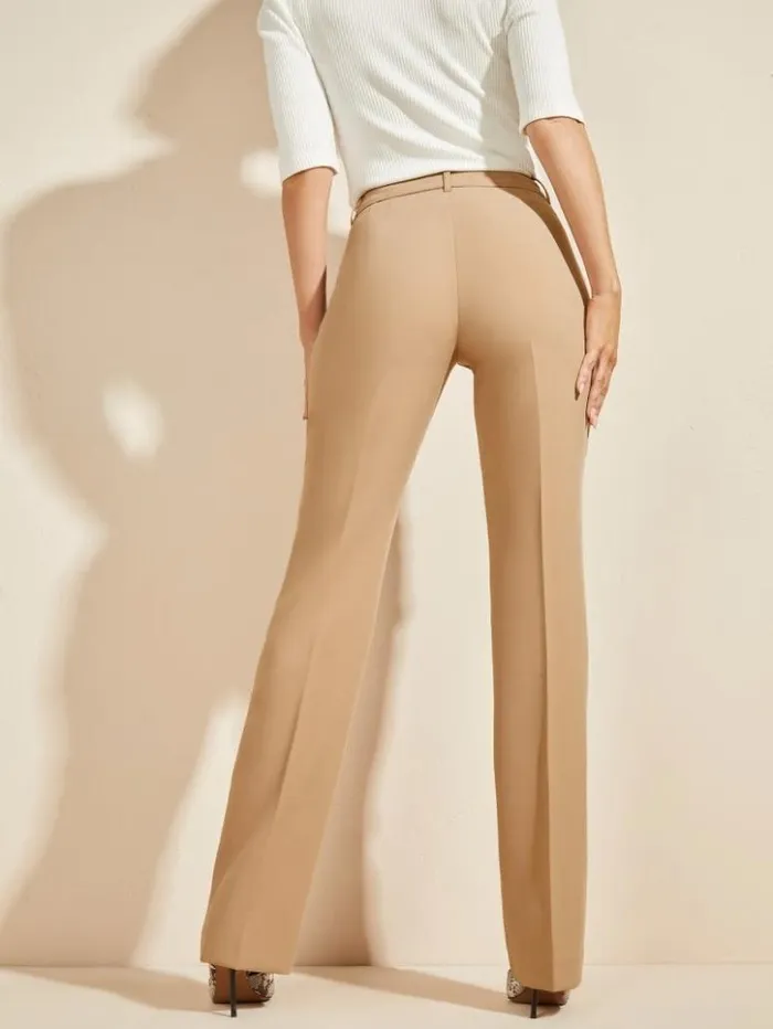 Women GUESS Bottoms Winnie Genesis Pant Blonde Ambition