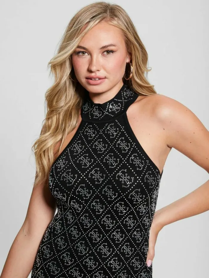 Women GUESS Dresses and Jumpsuits Celeste Quattro G Dress Black