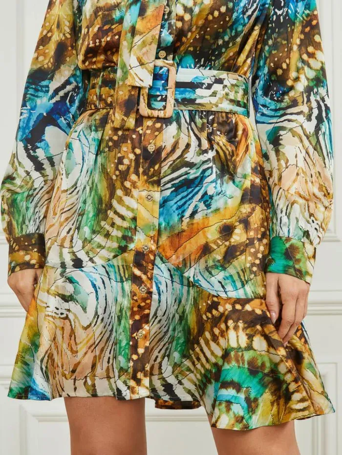 Women GUESS Dresses and Jumpsuits Dianne Printed Shift Dress Eutopia Print