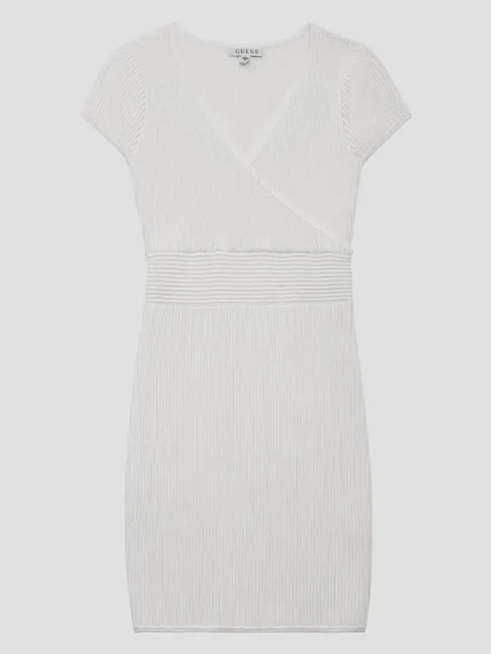 Women GUESS Dresses and Jumpsuits Eco Elise Knit Dress Dove White