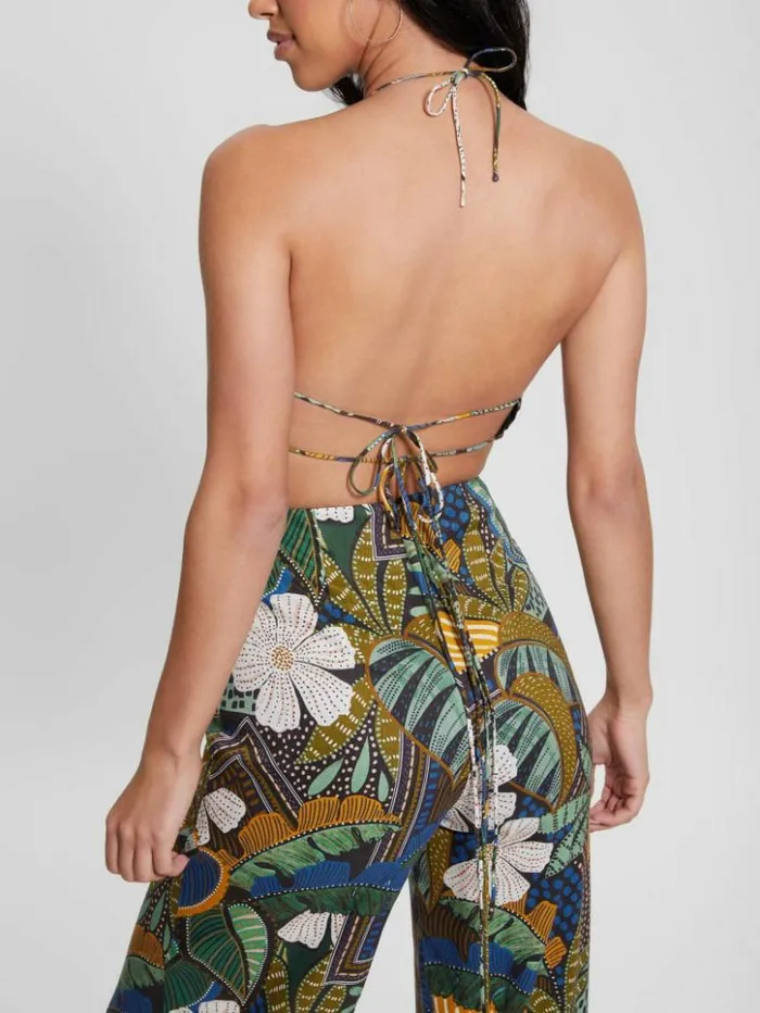 Women GUESS Dresses and Jumpsuits Eco Lori OpenBack Jumpsuit Tropical Traveler Women GUESS Dresses and Jumpsuits Eco Lori OpenBack Jumpsuit Tropical Traveler
