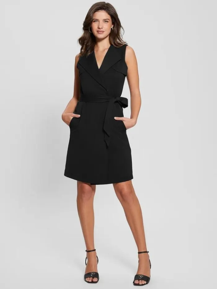 Women GUESS Dresses and Jumpsuits Everly Trench Dress Black