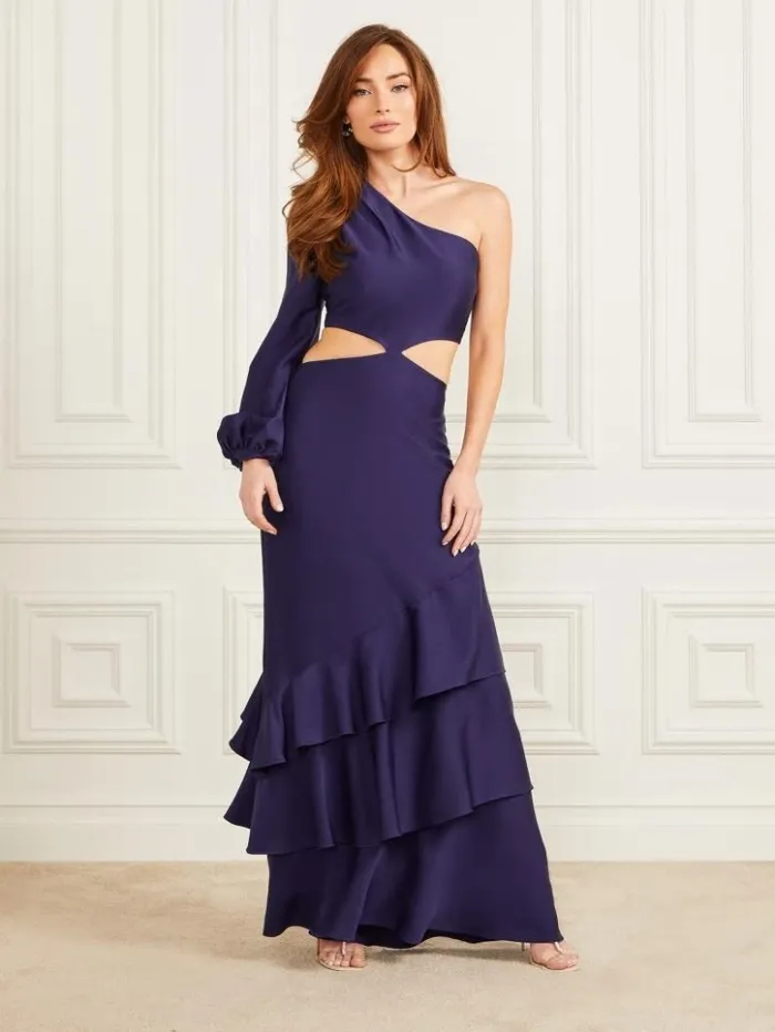 Women GUESS Dresses and Jumpsuits Jaime Cutout Dress Ink Aura