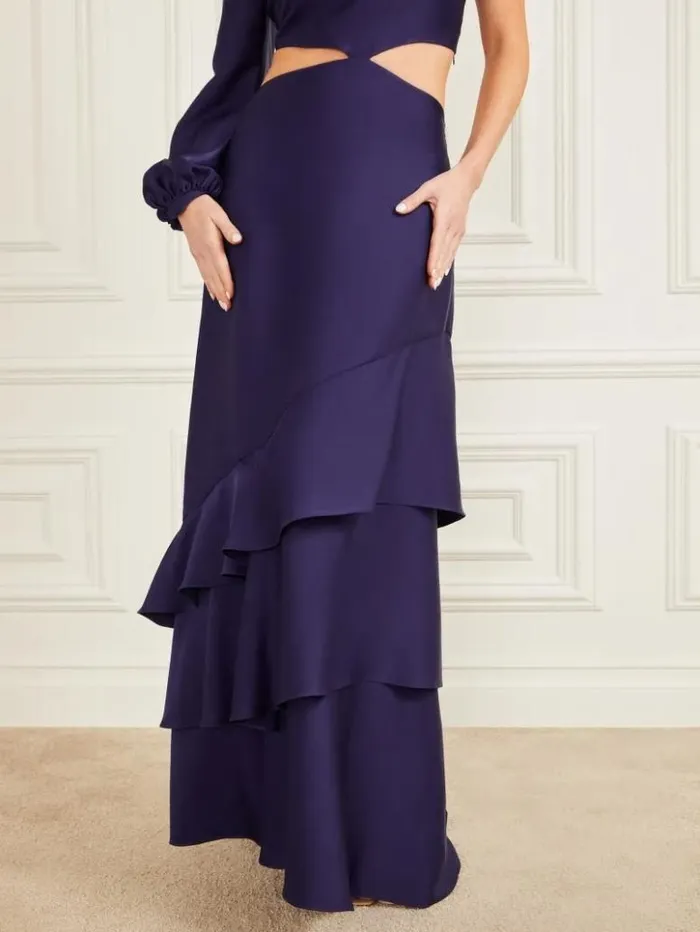 Women GUESS Dresses and Jumpsuits Jaime Cutout Dress Ink Aura