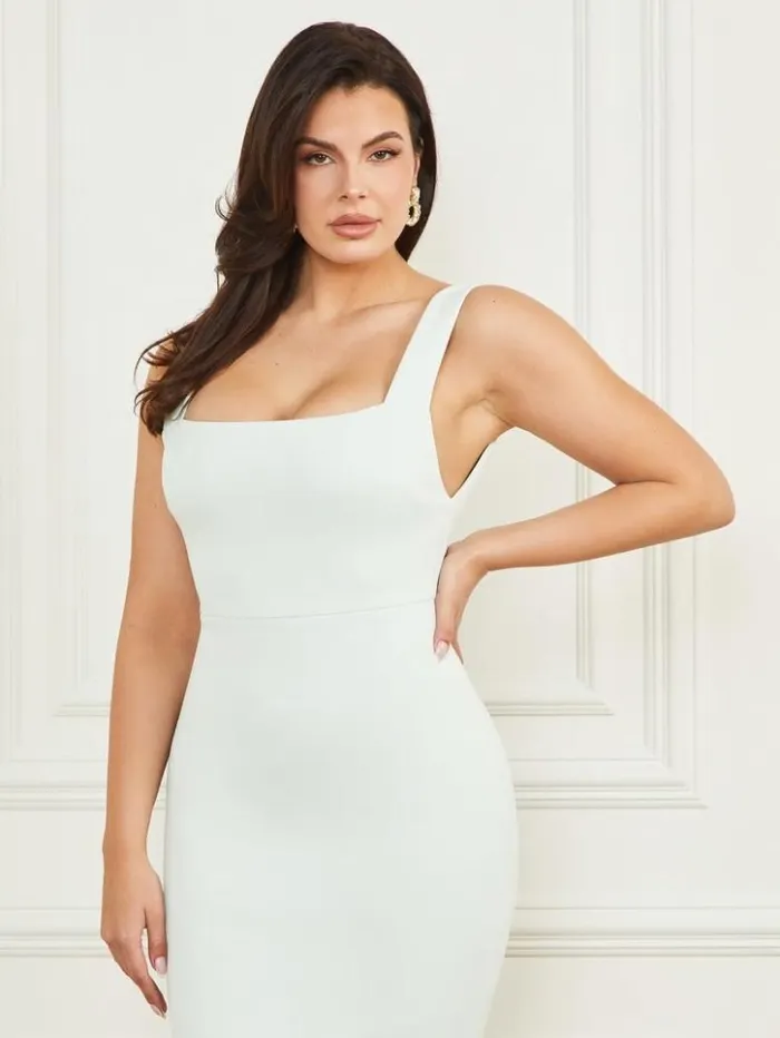 Women GUESS Dresses and Jumpsuits Juliette Dress Peaceful Sky