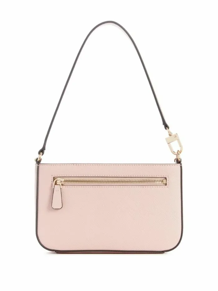 Women GUESS Handbags Brynlee Mini TopZip Shoulder Bag Pink