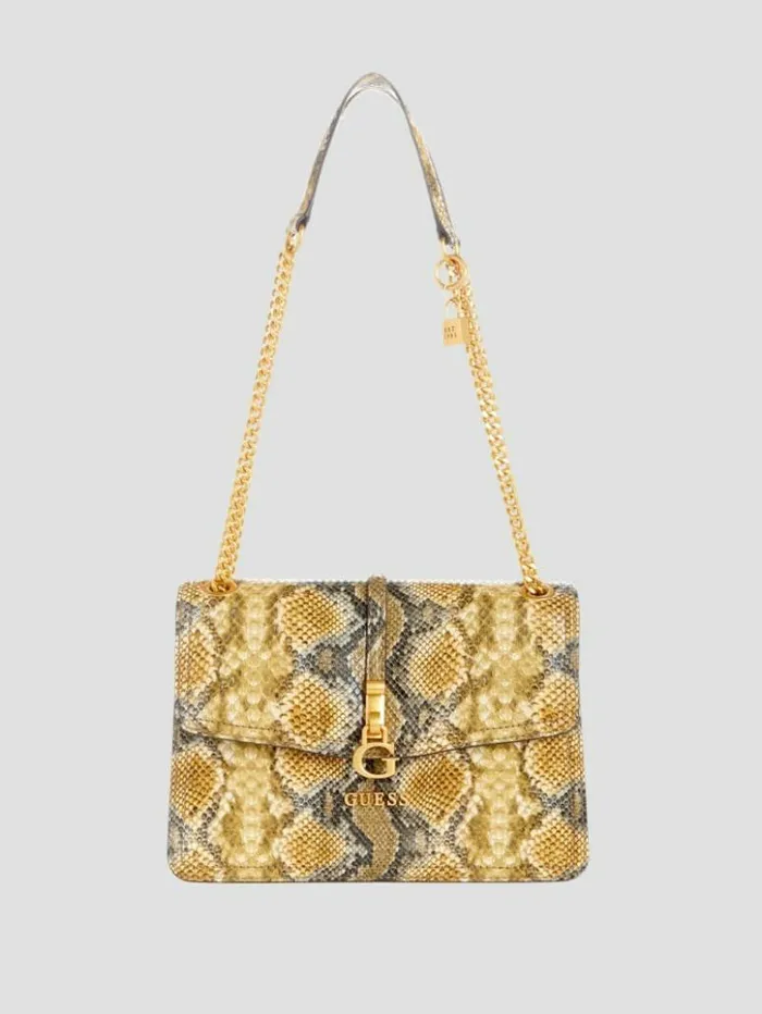 Women GUESS Handbags G James Convertible Crossbody Amber Multi