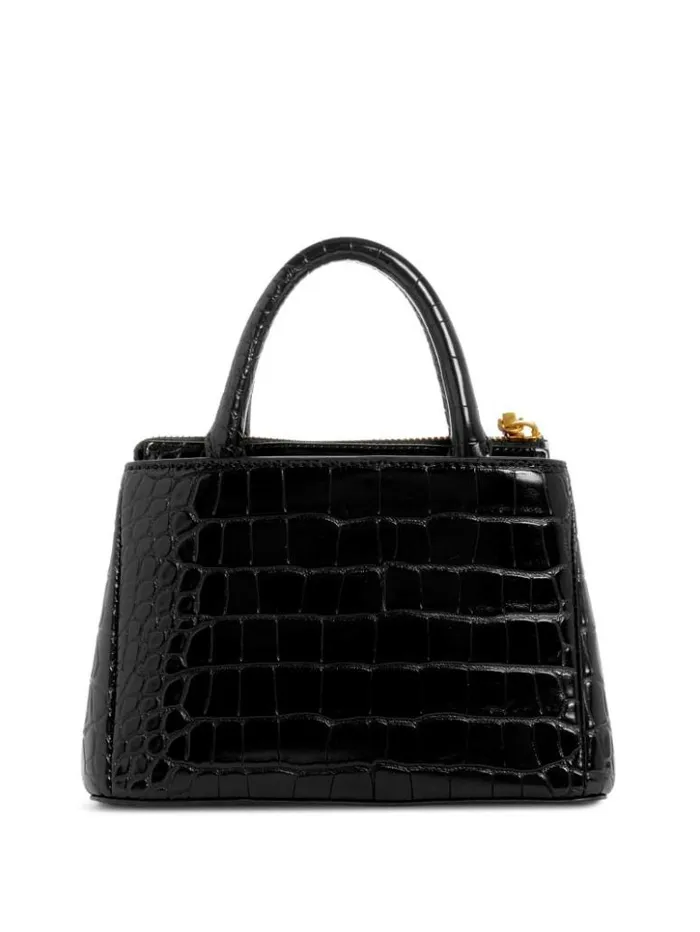 Women GUESS Handbags G James Mini Satchel Black