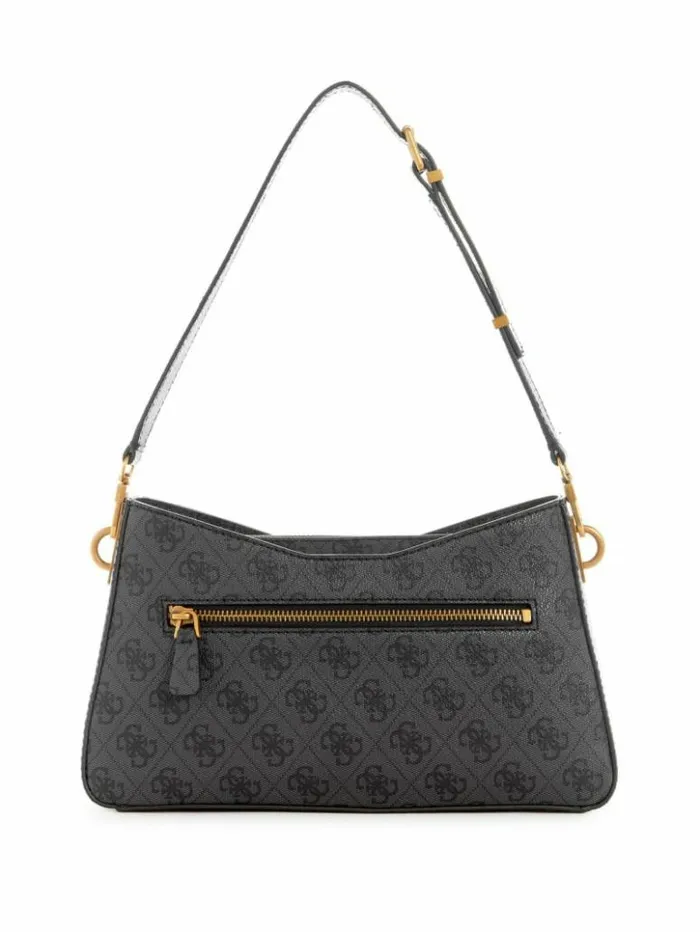 Women GUESS Handbags Ginevra Logo Elite Shoulder Bag Cloud Wash