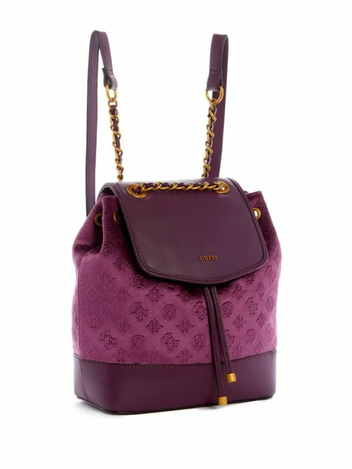 Women GUESS Handbags Inia Backpack Plu