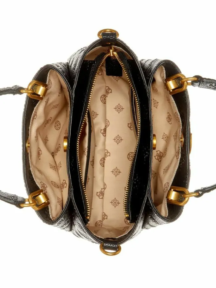 Women GUESS Handbags Izzy Girlfriend Mini Satchel Blossom