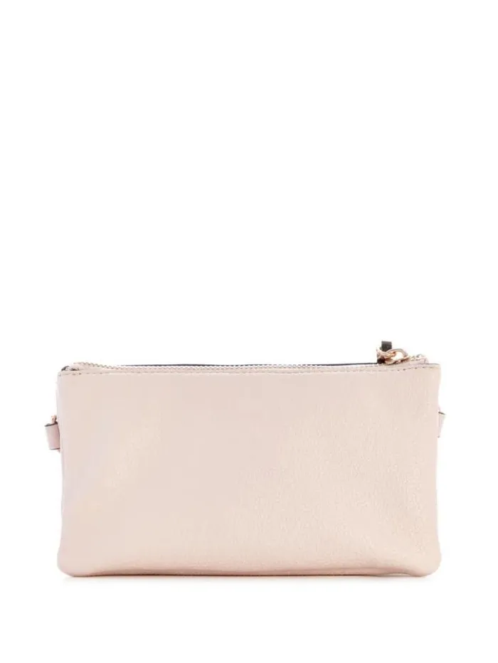 Women GUESS Handbags Latona Mini Crossbody Light Rose