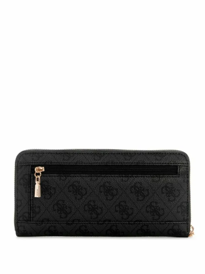 Women GUESS Handbags Laurel Large ZipAround Wallet Cloud Wash