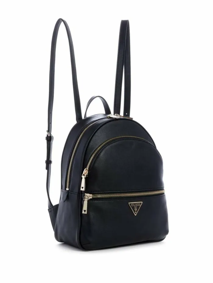 Women GUESS Handbags Manhattan Large Backpack Black