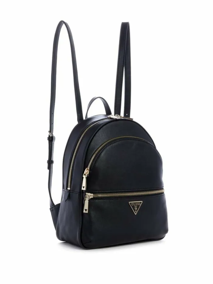Women GUESS Handbags Manhattan Large Backpack Black