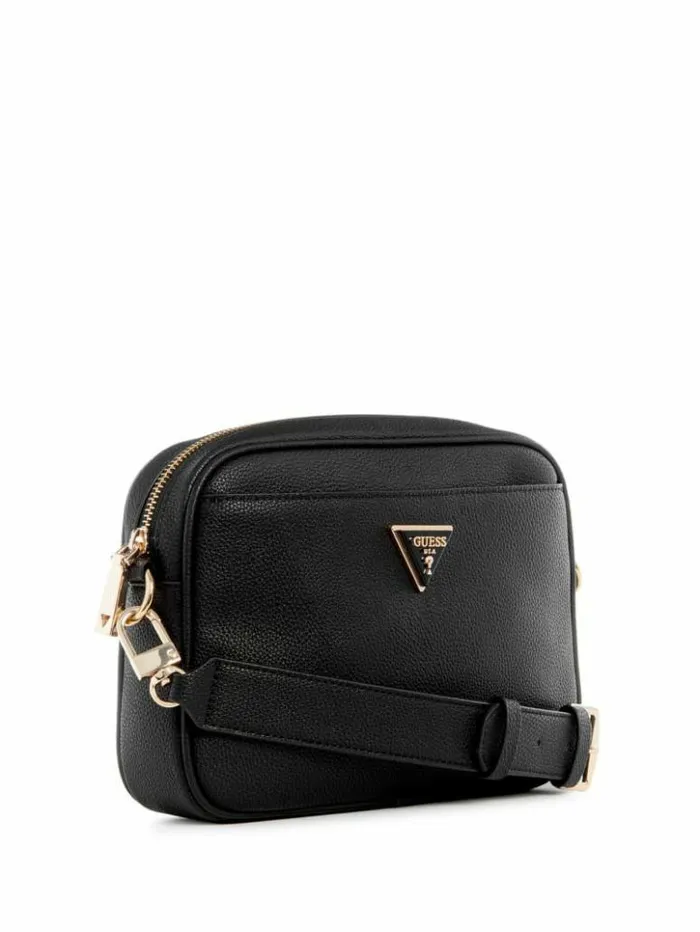 Women GUESS Handbags Meridian Camera Bag Black
