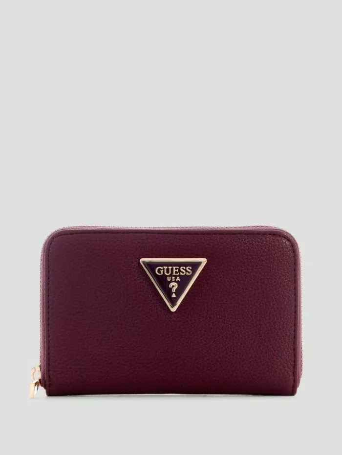 Women GUESS Handbags Meridian Medium ZipAround Wallet Amethyst