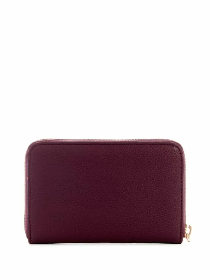Women GUESS Handbags Meridian Medium ZipAround Wallet Amethyst
