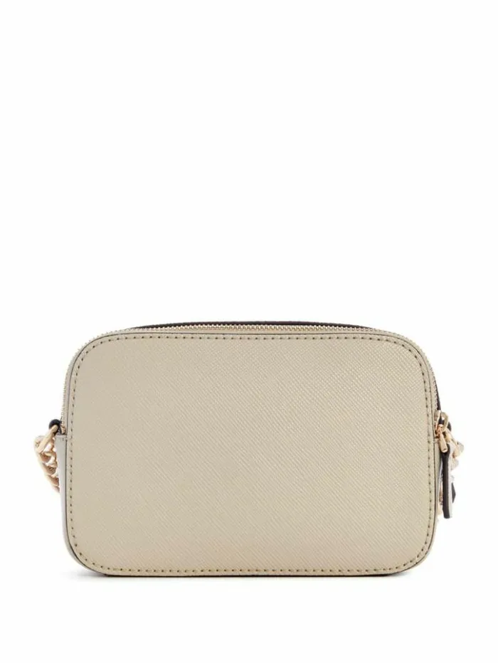 Women GUESS Handbags Noelle Camera Crossbody Taupe