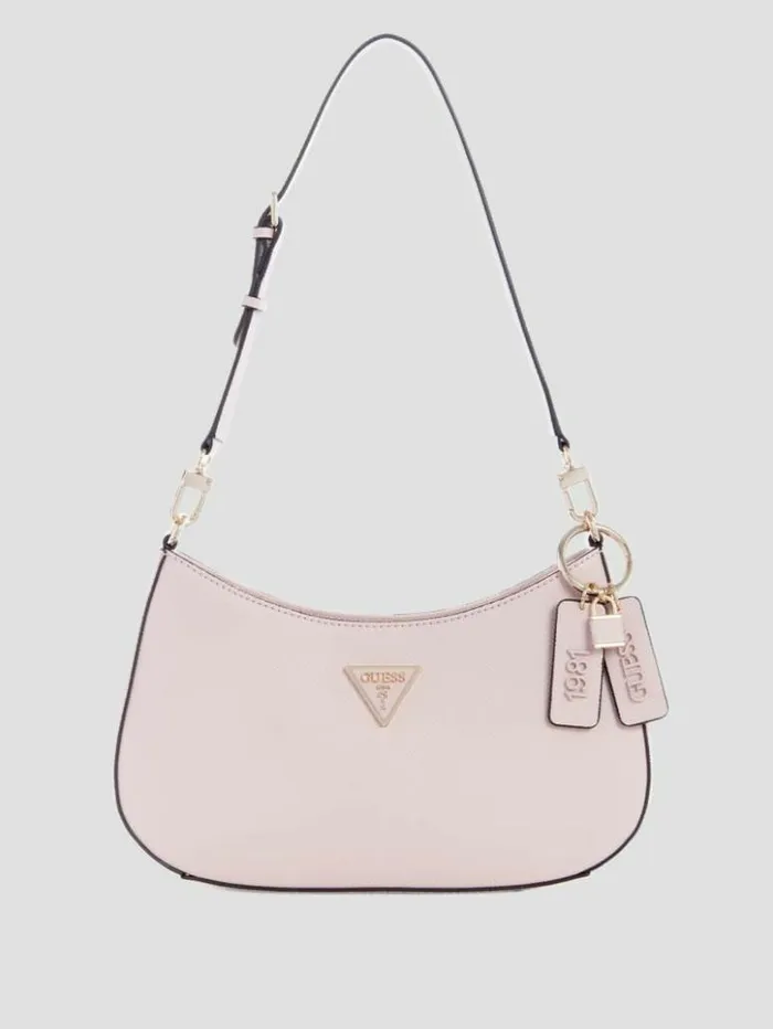 Women GUESS Handbags Noelle Shoulder Bag Light Rose