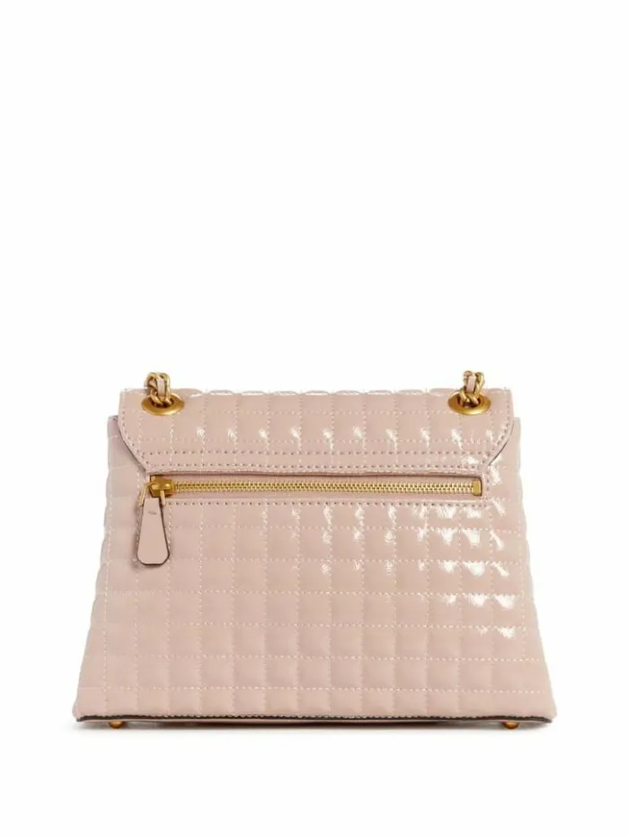 Women GUESS Handbags Tia Convertible Crossbody Rosewood